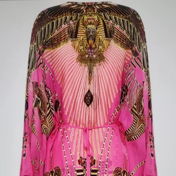 Long Kaftan with waist detail Song of the Scarab - Camilla - Picture 9 of 10